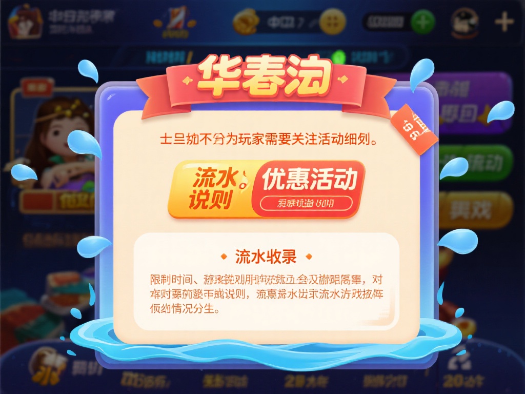 华体会流水不够 (华体会流水不够怎么办?快速解决方法分享) 此外,玩家还需要关注活动细则。华体会的一些优惠活动